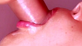 japanese blowjob close up with big cock