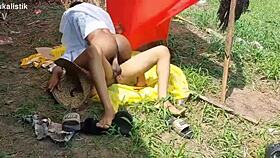 Horny Village Couple on the Ranch