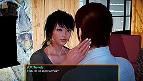 I explore my new family's big tits and ass