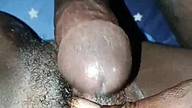 The petite couple moans through cock action and cum in pussy.