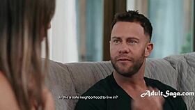 Desiree Dulce and Seth Gamble in a statistical secrets parody.