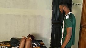 chidinma and her sister get wild with step brother at home