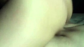 She pushed her panties aside and sat down for intense fucking.