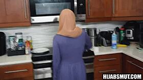 Muslim maid fucked hard for stealing 😈