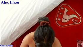 latina peruvian babe gets her big ass fucked on the couch during web chat