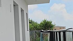 Fucking Tommy Cabrio on Balcony with Neighbors Watching