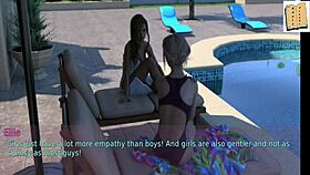 Wife and Stepmother Share Big Tits and Ass