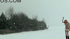 Skinny Girl With Pierced Small 18+ Tits Cools Down In Garden Orgasm