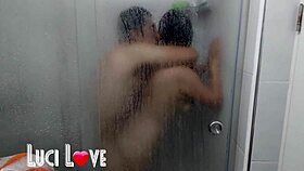 passion and love with lucixxxx in the shower, pure eroticism 😍