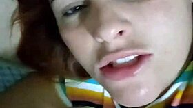 i'm giving blowjob to monster cock. it's huge, i'll swallow all.