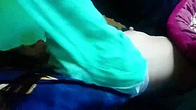 kissing and pressing my girlfriend's boobs while she masturbates