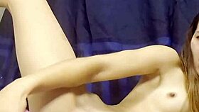 Hey, check out this young girl getting double stuffed with dildos in a fantasy