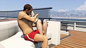 Fuck That Bikini Babe On The Yacht In GTA 5!