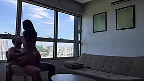 Sonhei que estava gozando e acordei fudendo gotosinho de frente ao mar 😍