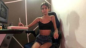 Psychologist can't resist big dick, gets tight pussy fucked.