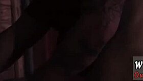 bruno tapes goldie's ankles for first time nylon foot slave action 😏