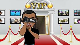 ass oiled up, fucked and creampied in cuck view with tits, hooters, big tits, bent over, boobs, messy, melons, interracial, big black cock, monster cock