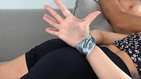 Moms Friend Sucks Dick With Hands Bound