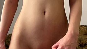 cute teen 18+ fingers and fucks dildo with perfect body, toys, shaved, striptease, tight, masturbation, amateurs