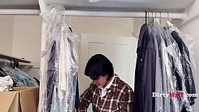 Blackmailing Russian Stepmom For Oral Sex