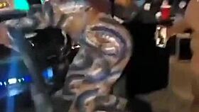 Hey, tristina millz parties with black barbie and mz mellonz in the studio with dj quik