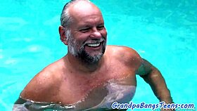 smalltits teen gets jizzed by grandpa in missionary fuck