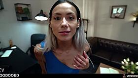 Veronica leal masturbates at frat party.