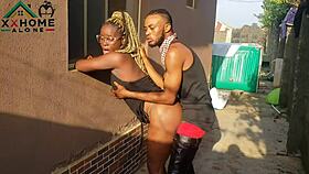 Jasmine Candy Slutty Neighbor Fucks Big Black Cock Outdoors In Costumes Doggy Orgasm