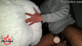 Feeling deep emotions while using the fleshlight in this homemade amateur session