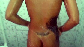 wife taking a relaxing bath in the scene