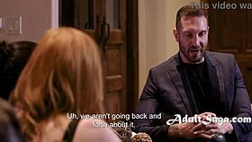 Hot Wife Shared While Husband Watches Curvy Blowjob