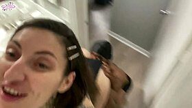 Really working those holes in lingerie