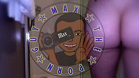 ass oiled up, fucked and creampied in cuck view with tits, hooters, big tits, bent over, boobs, messy, melons, interracial, big black cock, monster cock