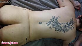 oh man, sucking that housewife's tits while worshiping her big ass and fucking her hairy pussy?