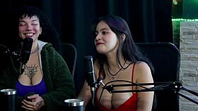 Latina Babe's Intense Orgasm In Group Fetish