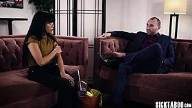 House owner craves latina ass in uniform, takes big cock with oral sucking and sex