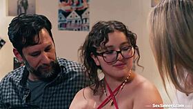 Inlaws Seduce Petite Daughter-In-Law With Big Tits