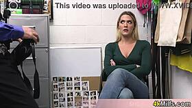 i'm a blonde housewife who got caught stealin' and fucked by the mall cop on cctv.