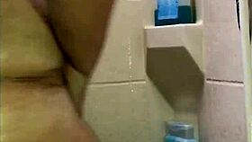 I play with toys in the shower, getting wet and horny.