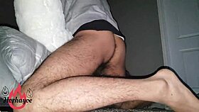 Feeling deep emotions while using the fleshlight in this homemade amateur session