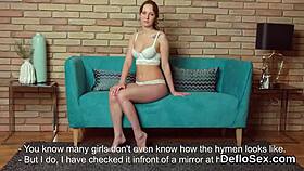 Amazing teen 18+ie pleasures tight vagina until she is climaxing