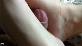 My First Foot Job With Latina Hd, Featuring Tits, Vagina, Ass, Pussy, Handjob, And Pov