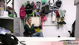 i'm a blonde housewife who got caught stealin' and fucked by the mall cop on cctv.