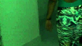 i got new leggings and body, trying them on while groping in nylon leggings