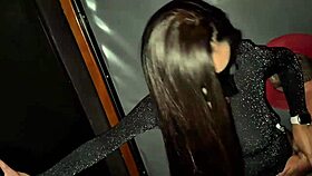 Live swing orgy with moaning and cum in mouth