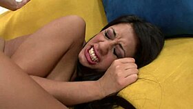 chatting with brunette mom lyla storm in casual setting