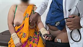 Doctor, are you checking out that Telugu aunty's boobs?