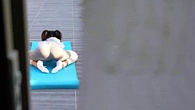 Cheating Wife Licks Husband's Friend's Feet in Leggings, Leading to Huge Squirt