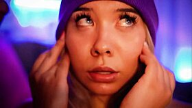 Beautiful Colombian Blonde with Angelic Face Loves to Suck Cock and Spread Her Big Ass!