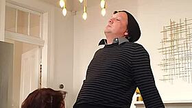 Sneaky perv films beautiful woman sucking his cock